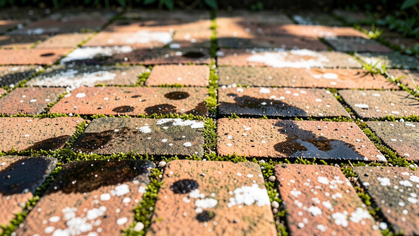 czyszczenie patio i podjazdów